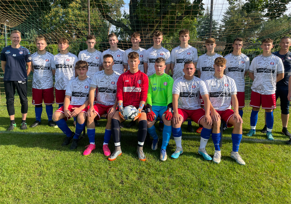 Mannschaftsfoto vom SV Lausitz Forst U19
